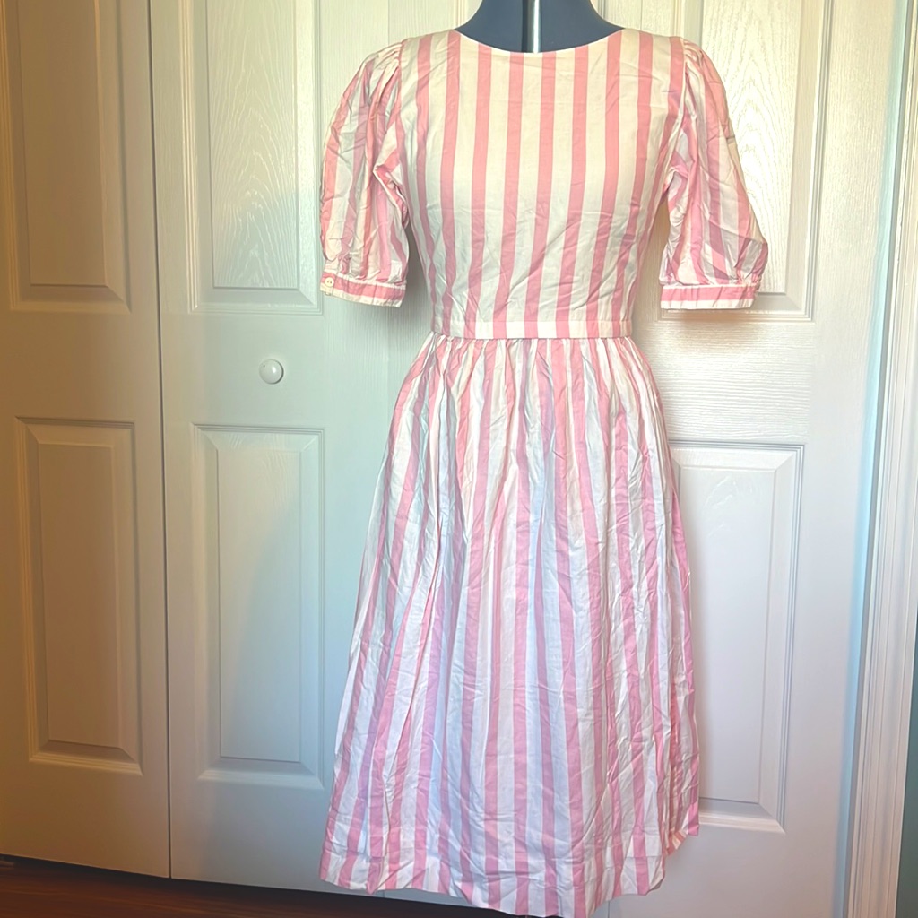 Vintage Pink Nautical Dress